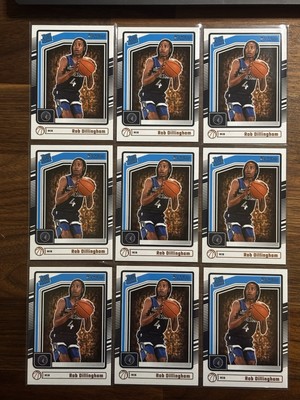 2024-25 Rob Dillingham RC Panini Donruss Rated Rookie Base Lot (9) Wolves