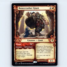 MTG Bonecrusher Giant Showcase 291 ELD Throne of Eldraine Normal R NM Magic Card