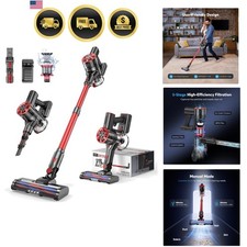 Cordless 4-in-1 Lightweight Stick Vacuum with...