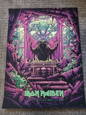 Iron Maiden Revelations Dan Mumford Poster Variant Rare Numbered Of 50