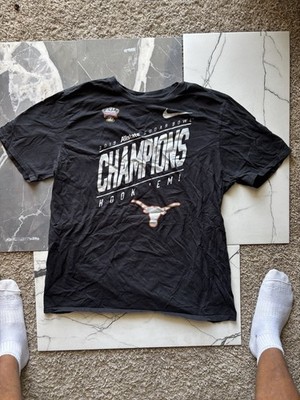 Nike Texas Longhorns 2019 Sugar Bowl Champions T-Shirt Black XL Athletic Cut