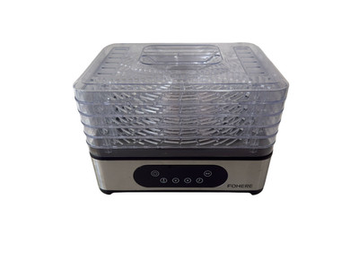 Fohere Dörrautomat Dörrgerät Edelstahl 420W, 35-70°C, 48h-Timer BPA frei