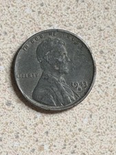 1943-D Denver Mint Steel Lincoln Wheat Cent War Time Penny VF-20