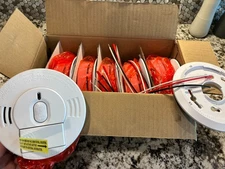 Kidde I12060A Hardwired Smoke Alarm 6 Pack Ionization 120V with Battery Backup