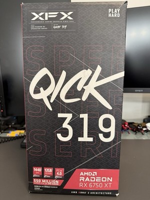 XFX Speedster QICK319 Ultra Radeon RX 6750 XT 12GB GDDR6 AMD Graphics Card