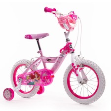 Huffy Disney Princess 14" Kids Bike Pink Ages 4-6 with Training Wheels