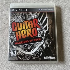 Guitar Hero: Warriors of Rock (Sony PlayStation 3, 2010) PS3 Complete CIB