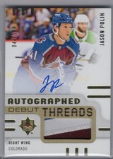 2024-25 Ultimate #ADT-JP Jason Polin Debut Threads Patch Auto 44/199