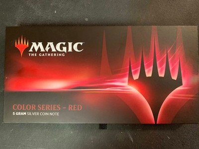 New Zealand Mint - Magic: the Gathering Color Series - Red || 5 Gram SILVER note