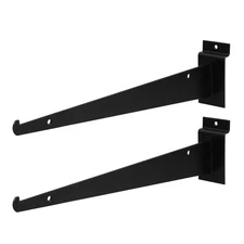 2 Pcs Board Wall Shelf Bracket Slatwall Accessories Brackets Heavy Duty Knife