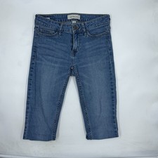 Calvin Klein Women's Jeans Size 2 Blue Denim Stretch Ankle Skinny Slim Fit Pants