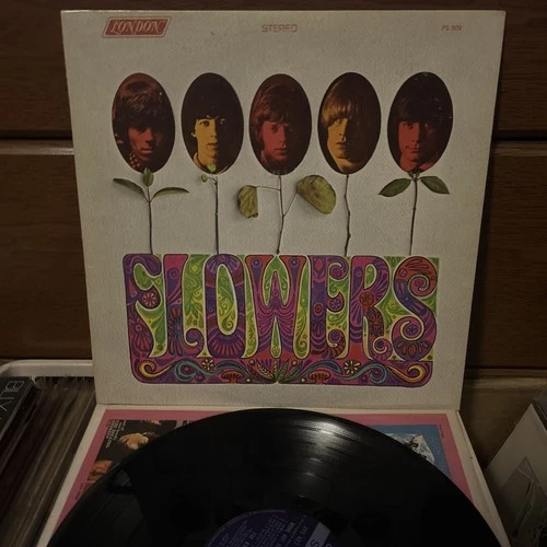 Vintage The Rolling Stones Flowers, 1967 LP  Stereo London Records – PS 509 Vg+