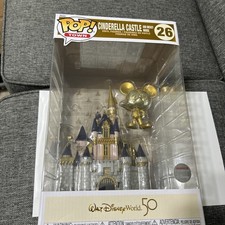 Funko Pop Town Château Cendrillon Et Mickey Mouse 26 - Figurine Vinyl - Neuf