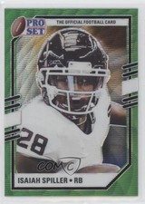 2022 Leaf Pro Set Draft Metal Portraits Green Wave Isaiah Spiller #PSP-IS1 03rk