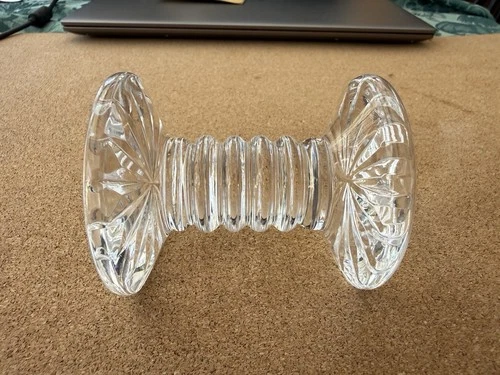 *VINTAGE* Waterford Cut Crystal Large Knife Rest 3 1/4" Made in IRELAND