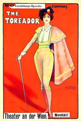   The Toreador 1910s Theater Poster - Multiple Sizes Available