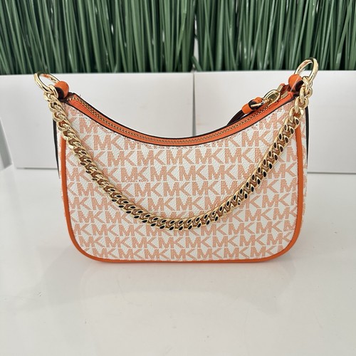 Bolso Bandolera Michael Kors Jet Set Charm Naranja Albaricoque Pequeño Bolso para Mujer - Imagen 3 de 7
