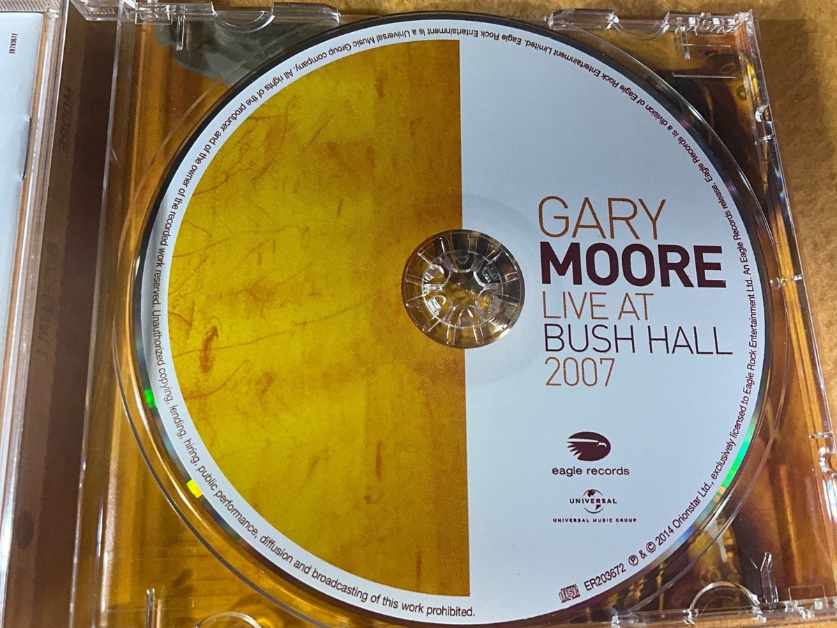R13-91 GARY MOORE Live At Bush Hall 2007 - 2014 - ER203672 - CD