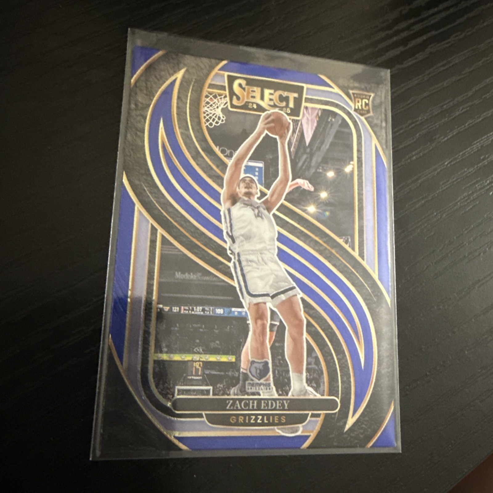 2024-25 Panini Select - Premier Level Blue Prizm Zach Edey #192 (RC) Grizzlies