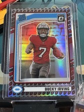 2024 Panini Donruss - Rated Rookie Bucky Irving #301 Optic Preview Emoji Prizm