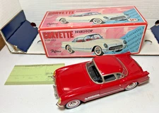 Vintage Fifties Japan Corvette Hardtop 1:18 Scale Metal Car, Type 1953