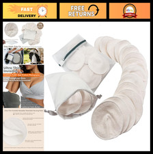 14 Pack Reusable Nursing Pads - Ultra Thin Washable Breastfeeding Pads, Leak-Pro