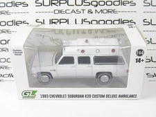 2025 Greenlight 1:64 1983 CHEVROLET SUBURBAN K20 Custom Deluxe AMBULANCE #30508
