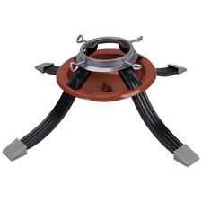 Northlight Metal Tree Stand for Live Christmas Trees - 22" - Red and Green