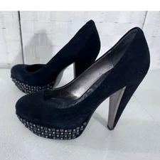 "SAM EDELMAN" Platform Studded Heels,Velvet,SZ 7M, FINAL SALE, SEE PICS!!
