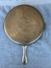 #8 GRISWOLD,cast iron skillet,BBL/EPU, pn 704 Z, EX, Cond.,NR!