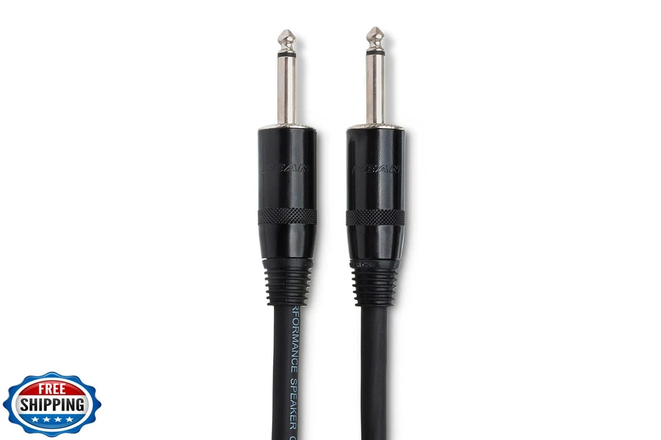 Hosa SKJ-410 Pro Speaker Cable, REAN 1/4 Inch TS to Same, 10 Feet - image 4 of 4