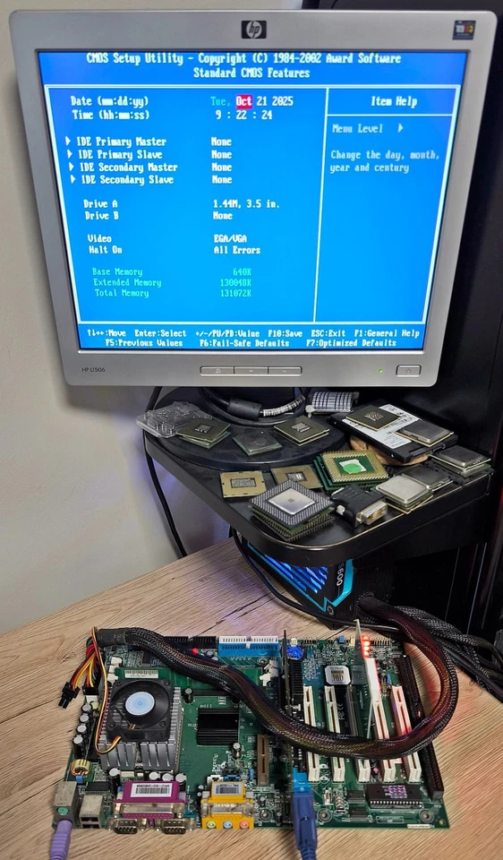 QDI Advance 10T-A/P6V694T/A10T-A Socket 370 Tualatin Motherboard + 1.3GHz CPU - Image 4 of 4