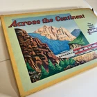Vintage Parker Brothers Across the Continent Board Game Complete 1952 USA Map