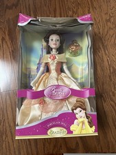 NIB DISNEY PRINCESS BELLE BRASS KEY KEEPSAKE Porcelain Doll 2004