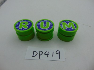 Cocomelon Ultimate Adventure Learning Bus Replacement Part Lot of 3 Letters