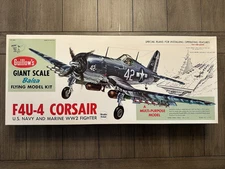 Guillow's 1004 F4U-4 CORSAIR Giant Scale Balsa Flying Model KIT-NIB-1/16 Scale