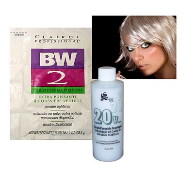 Clairol Bw2 Bleach Powder Hair Lightener W 4oz 20 Vol Peroxide