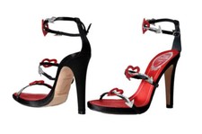 New Rene Caovilla Heart and Arrow Crystal Embellished Shoes 36.5 - 6.5