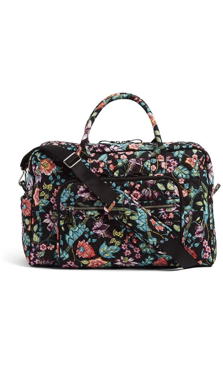 Vera Bradley Women s Signature Cotton Weekender Travel Bag