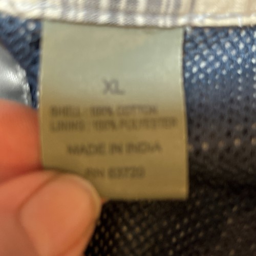 North River Shirt Mens Extra Large Plaid Cotton Blend Mesh Lined Vented Fishing - Picture 3 of 5