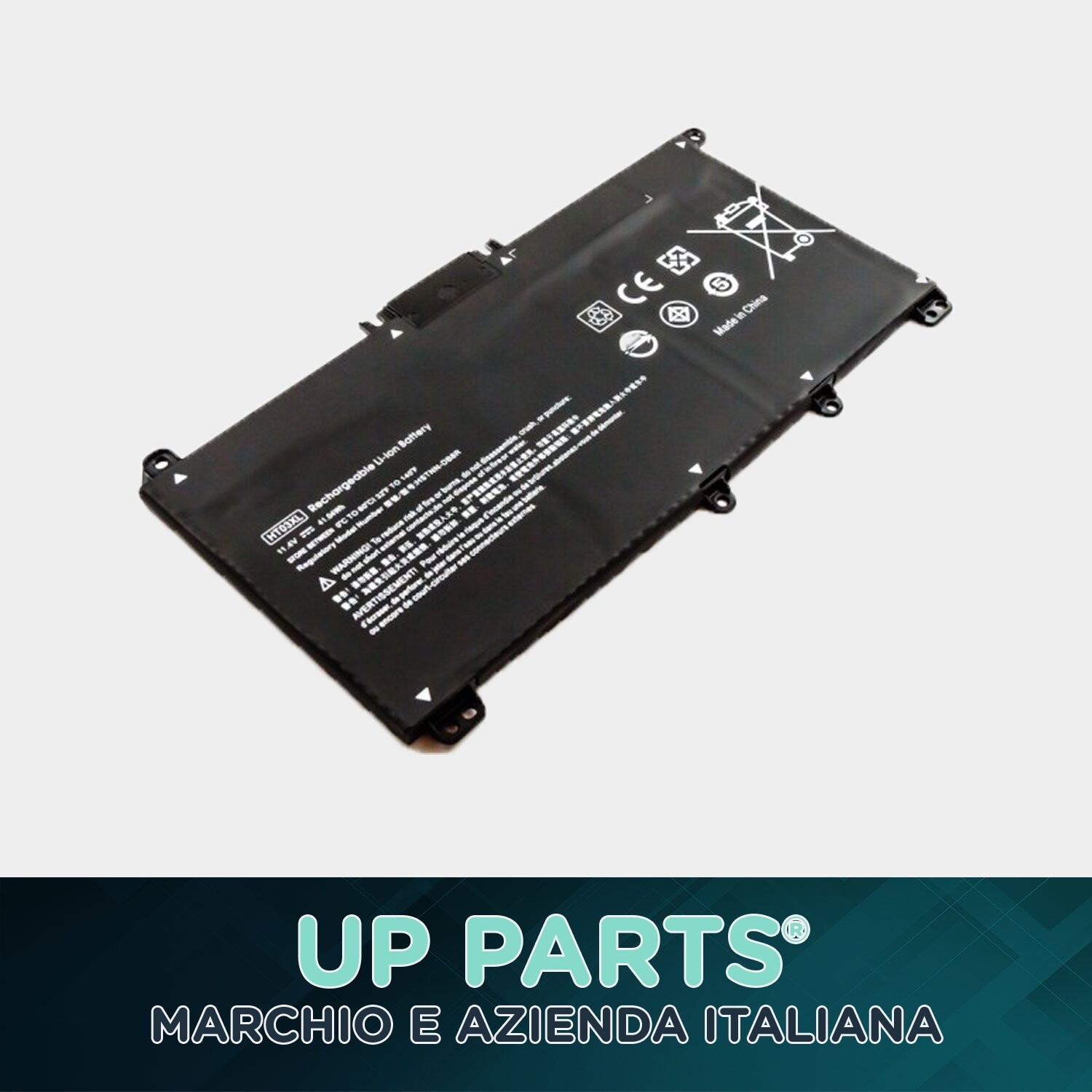 Batteria HT03XL per HP 15-DA0061NF 41Wh | Ricambio UP PARTS High-Performance - 1