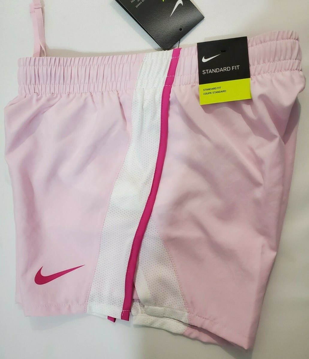 New Nike girl's short medium size pink color Dri-FIT | eBay
