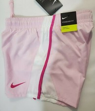 New Nike girl's short medium size pink color Dri-FIT