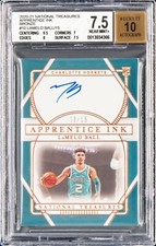 2020-21 National Treasures LaMelo Ball RC Apprentice Ink /15 Bronze Auto