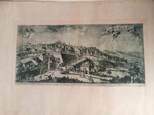 FROM GIORGIO DOMENICO DOSSATI ETCHING BERGAMO IN 1750 VENICE 1930