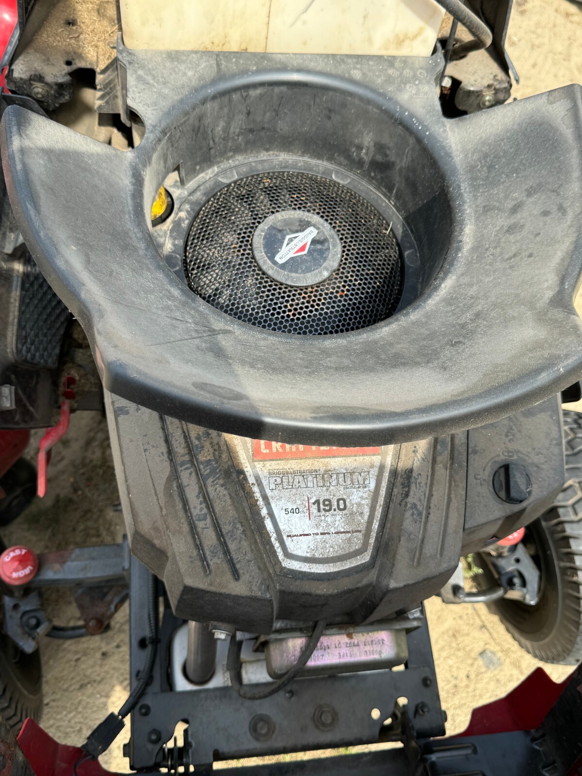 BRIGGS & STRATTON PLATINUM 19 HP ENGINE... Good Running Engine!!! eBay