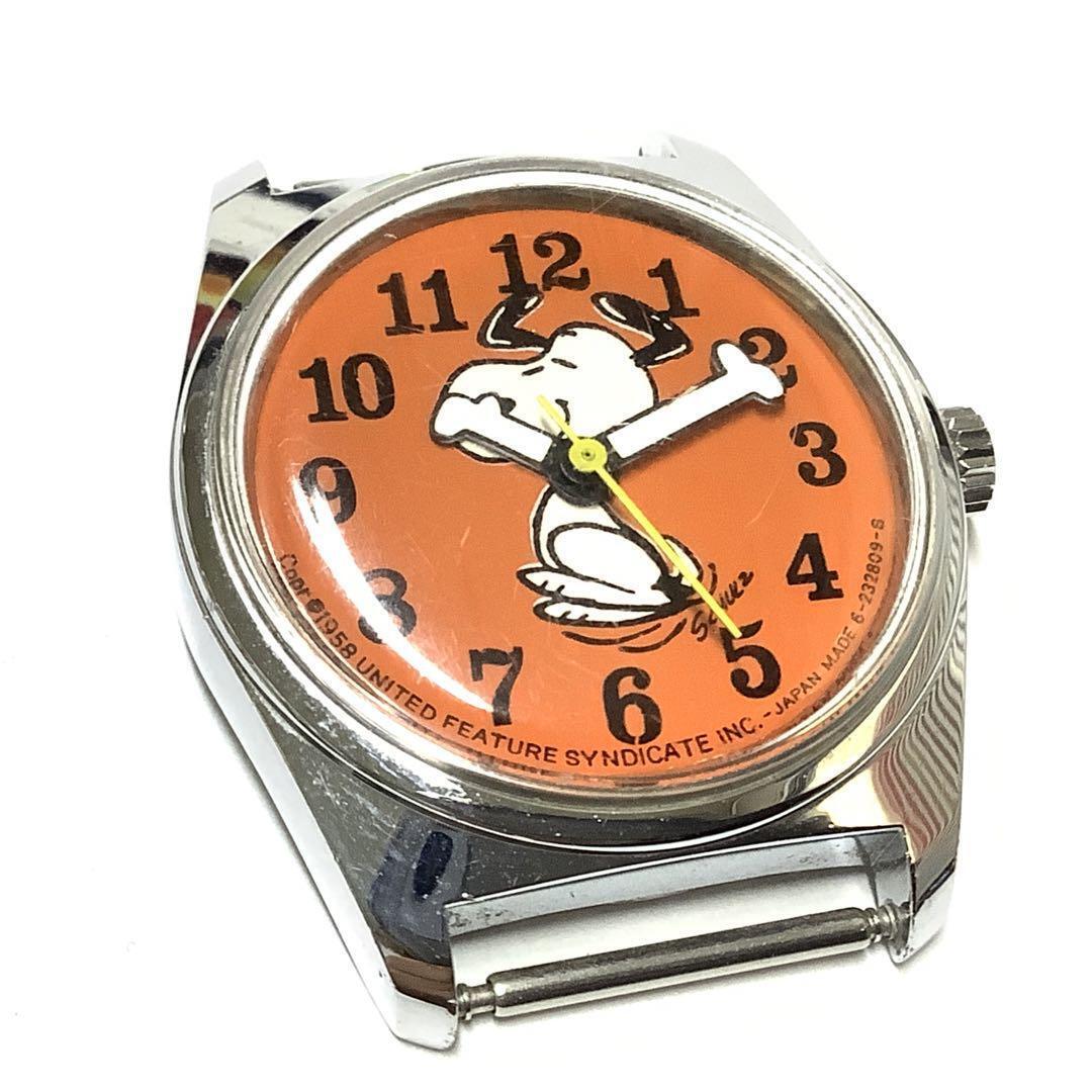 Vintage Citizen Snoopy Manual Winding Watch 1970s 33mm Used Vintage Citizen Snoopy Manual Winding Watch 1970s 33mm Used