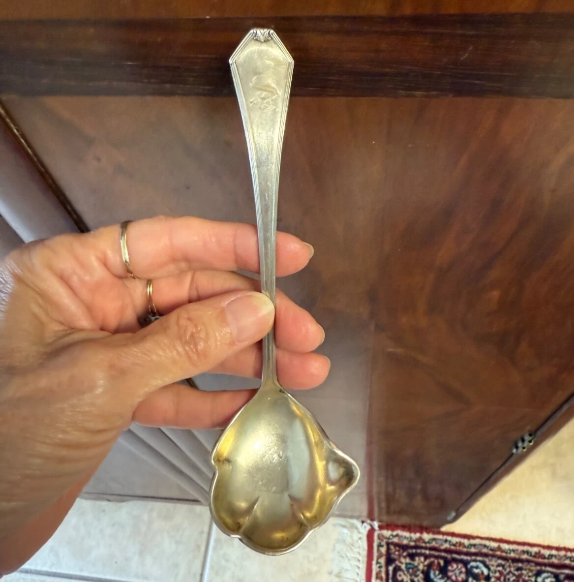 Sterling Silver Manufacturing CREAM SAUCE LADLE 6” SIMPLICITY 1910 RARE