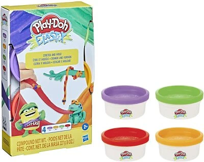 Hasbro Play Doh Elastix Spielknete 4er Pack Knete verschiedene Farben Kinder
