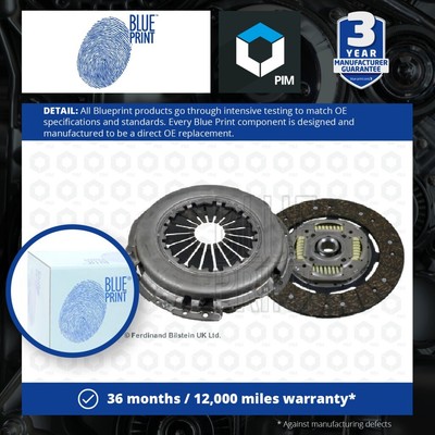 Clutch Kit 2 piece (Cover+Plate) fits FORD TRANSIT 2.0D 00 to 06 254mm 1353421